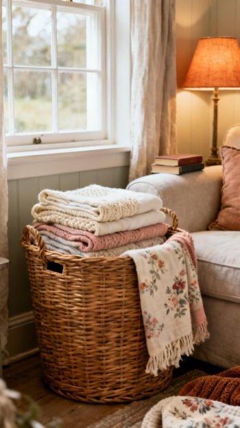 Blanket Basket Corner