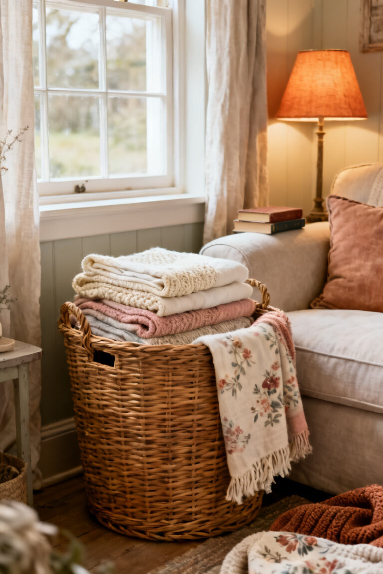 Blanket Basket Corner