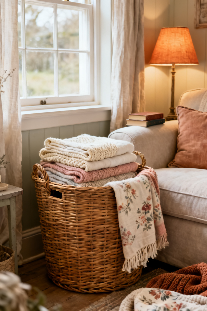 Blanket Basket Corner