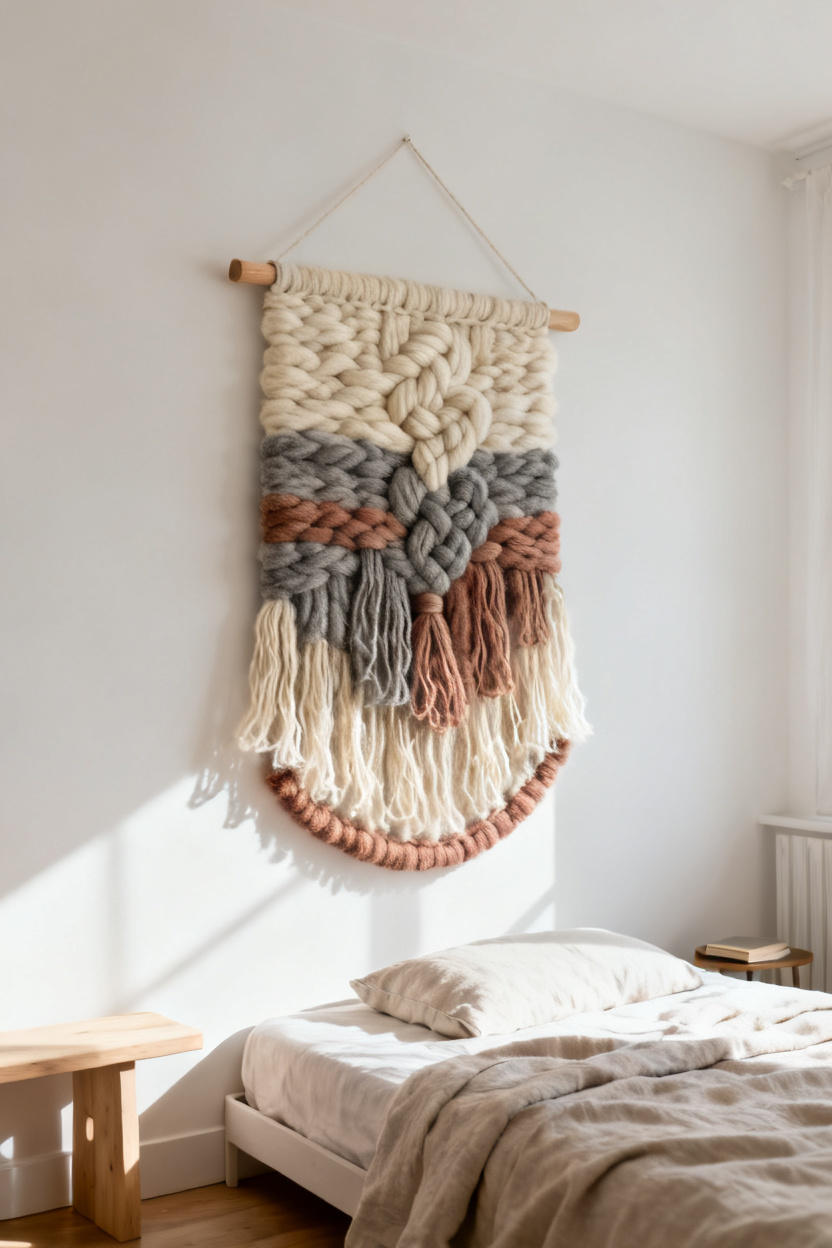 Chunky Yarn Wall Hanging