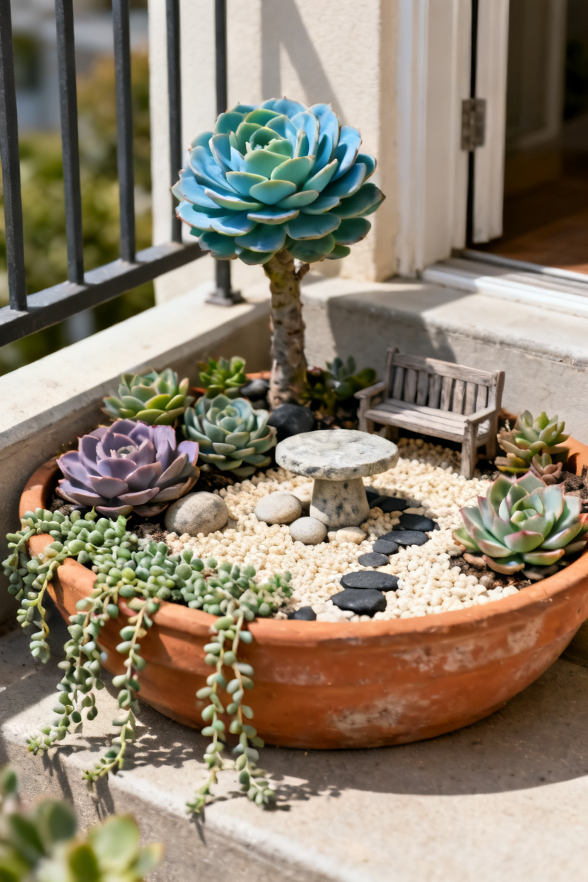 create a succulent fairy nook Create a Succulent Fairy Nook
