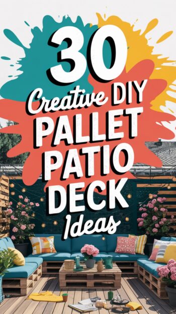 30 Creative DIY Pallet Patio Deck Ideas for Your Outdoor Space