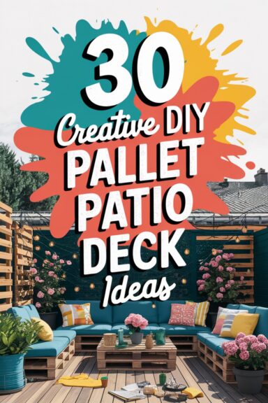 30 Creative DIY Pallet Patio Deck Ideas for Your Outdoor Space