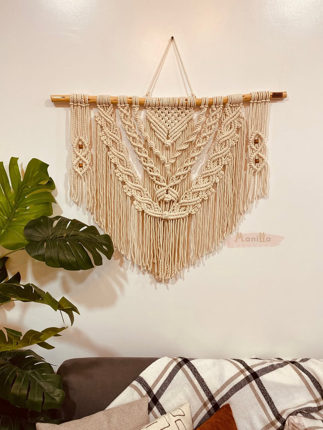 Macramé Panel With Boho Flair