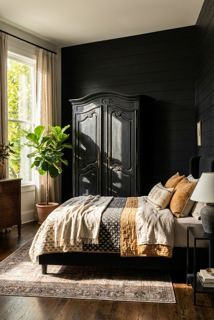 Moody Dark Paint Contrast