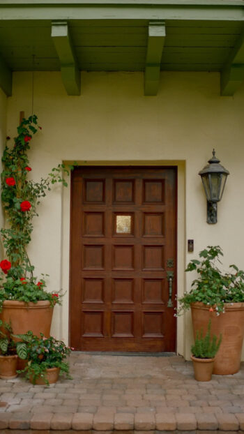 Oversized Terracotta by the Entry