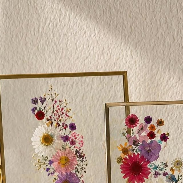 Pressed Botanical Frame Display