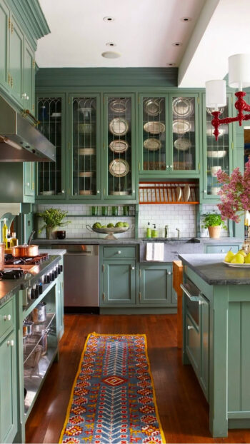 Sage Kitchen Copper Pans