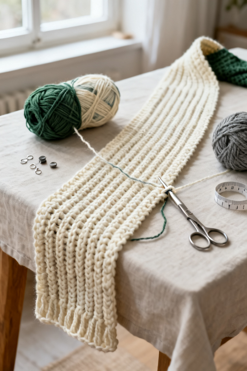 Straight-Line Scarves for Fast Wins