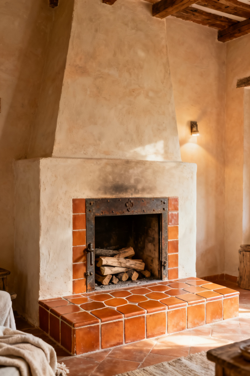 Terracotta Tile With Rustic Glow