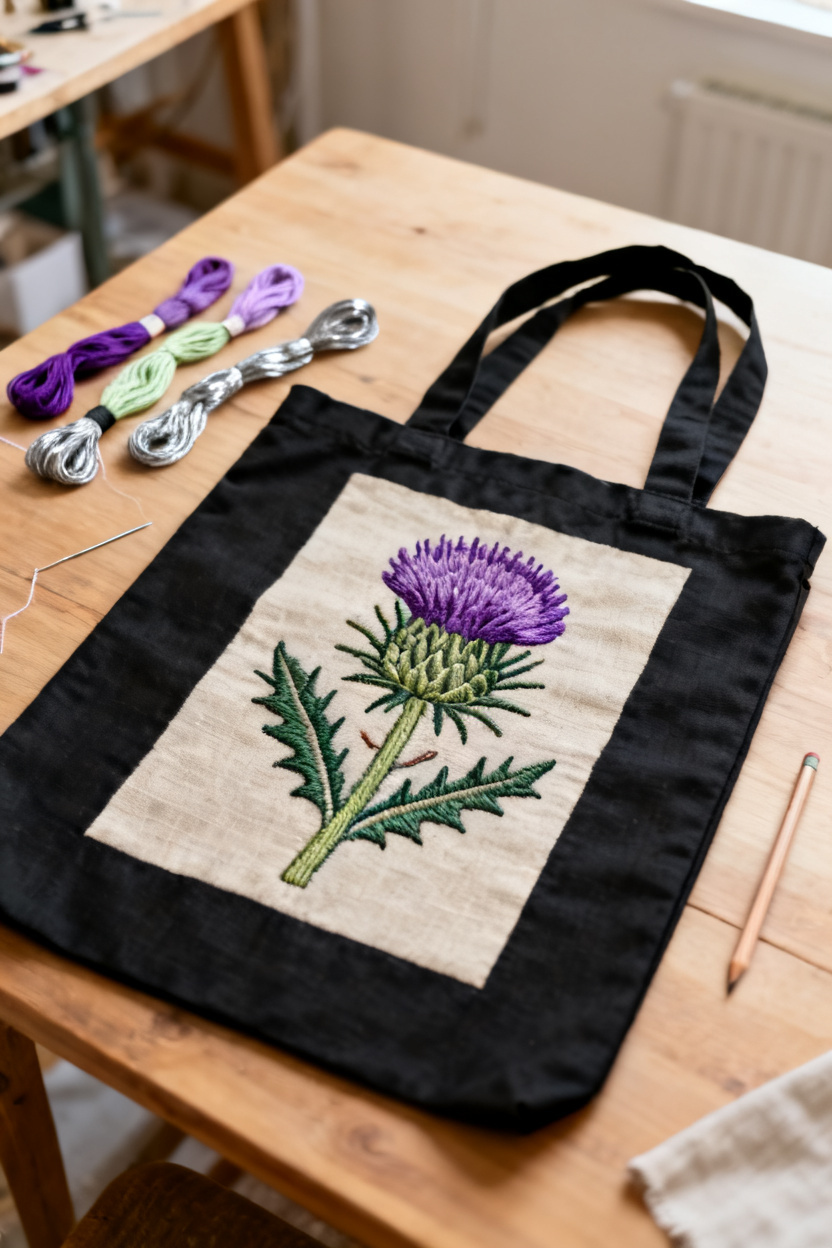 Thistle Tote Bag